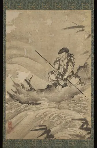 張騫図|The Chinese Explorer Zhang Qian on a Raft