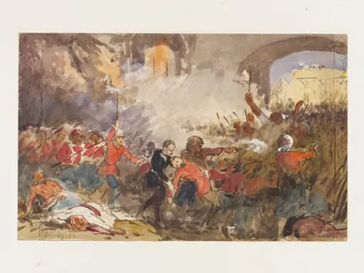 The Murder of Sir Louis Cavagnari at Kabul. 1879