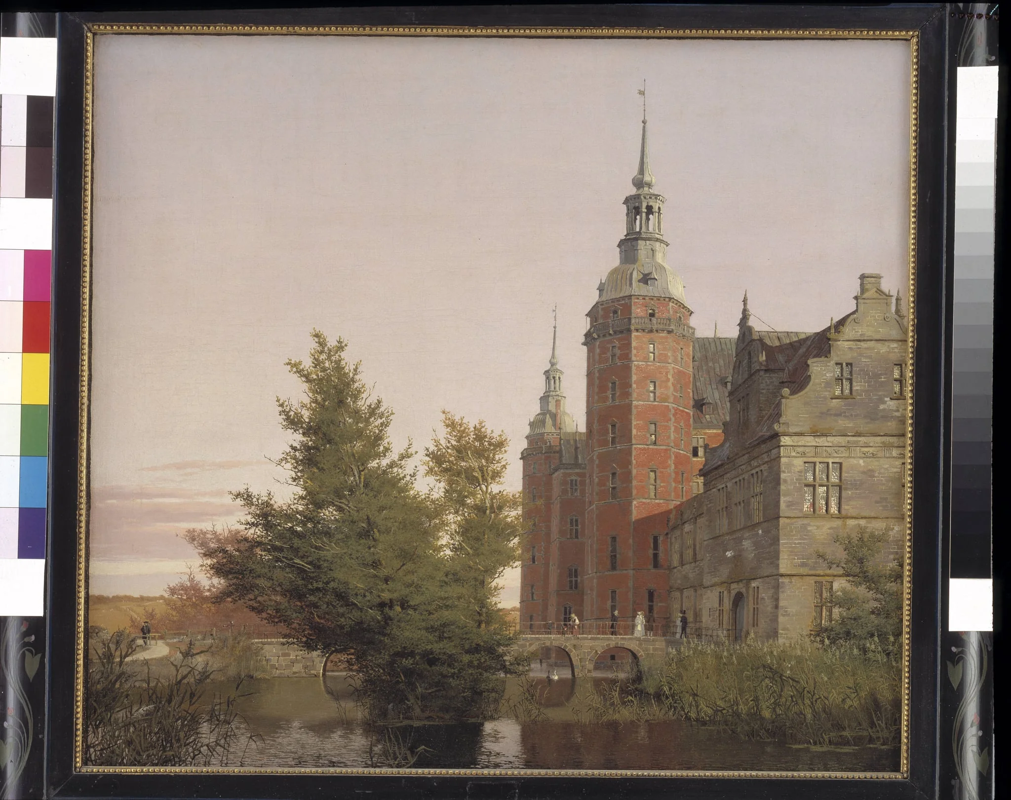 Frederiksborg Castle Seen from the Northwest, by Unknown, 1836