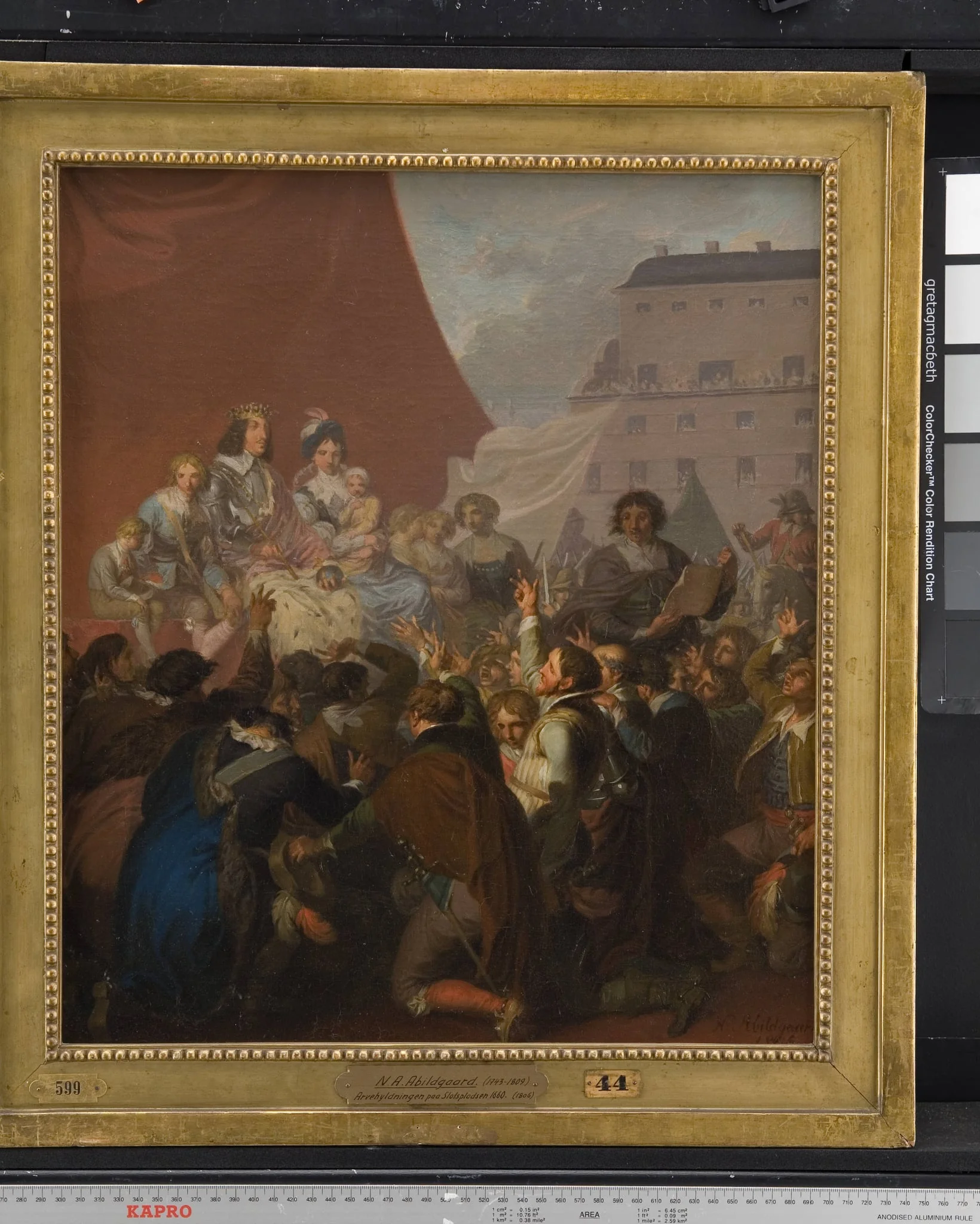 The Oath of Fealty in 1660, by Unknown, 1806