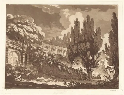 Stairway in an Italian Garden