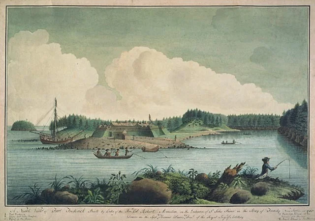 A North View of Fort Frederick Built by Order of the Honourable Colonel Robert Monckton, on the Entrance of the St. John's River in the Bay of Fundy, Nova Scotia, by Thomas Davies, unspecified, 1758
