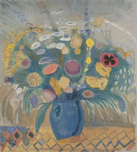Flowers from Kalaki, by Martiros Saryan, tempera, 1914