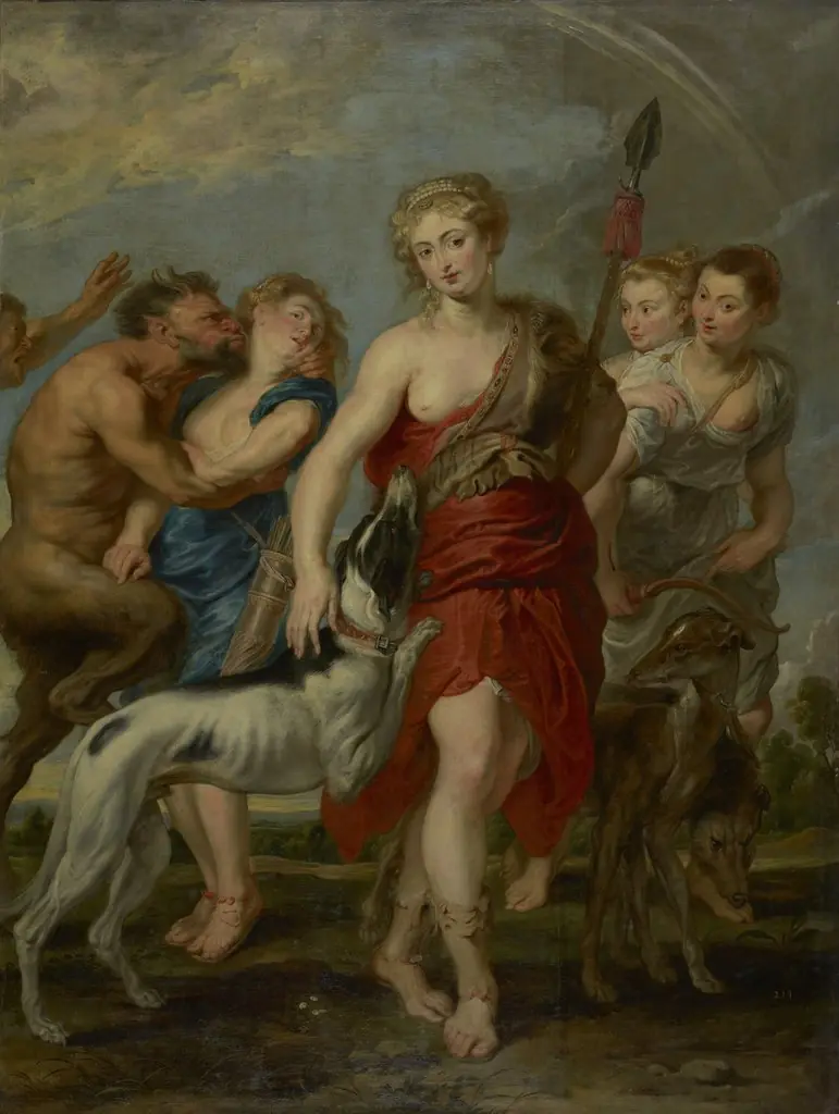 Diana and Her Nymphs on the Hunt