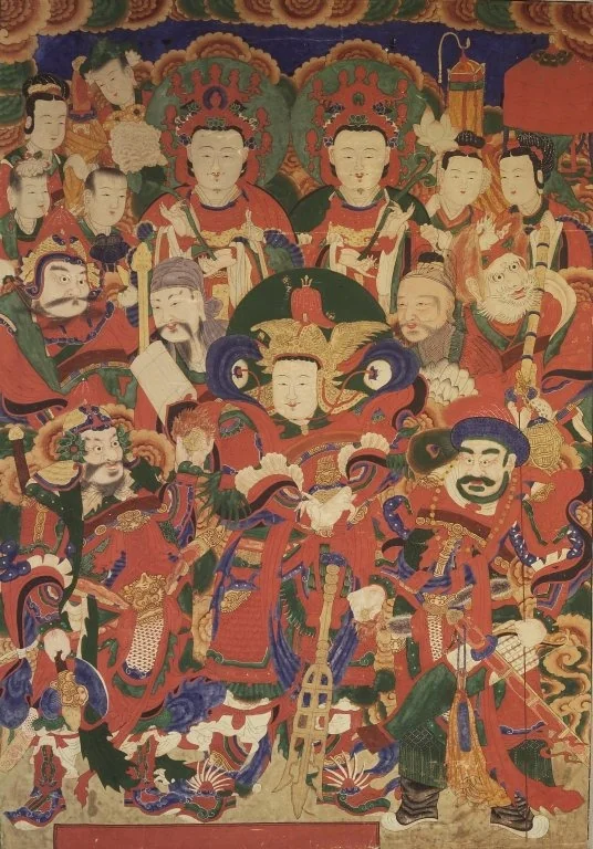 The Five Guardian Generals (O Bang Jang Kun), by Unknown, unspecified, 1850