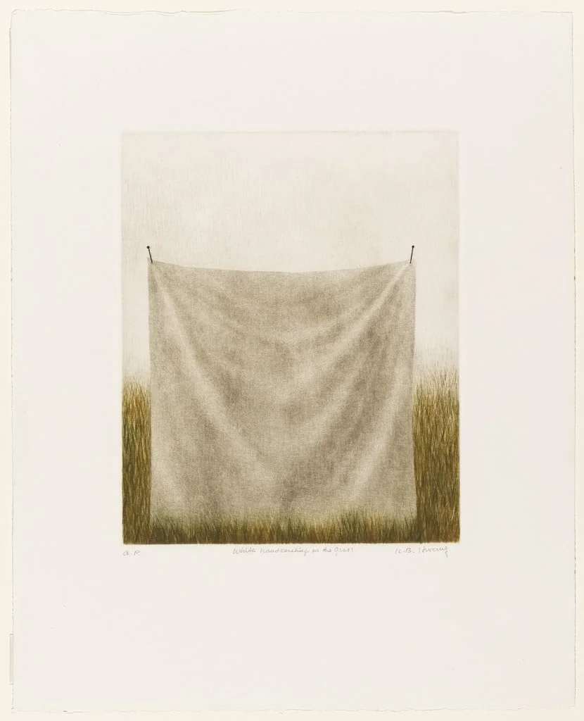 Untitled, by Kyu-Baik Hwang, ink, 1973