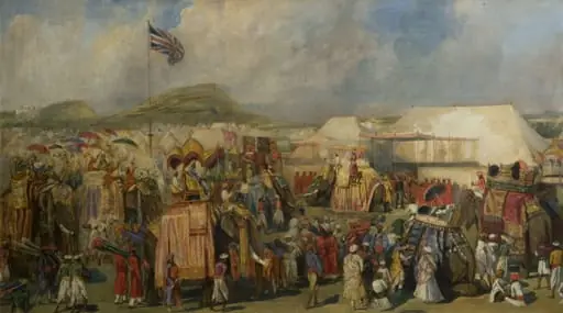 Darbar at Shaikabad, 1860