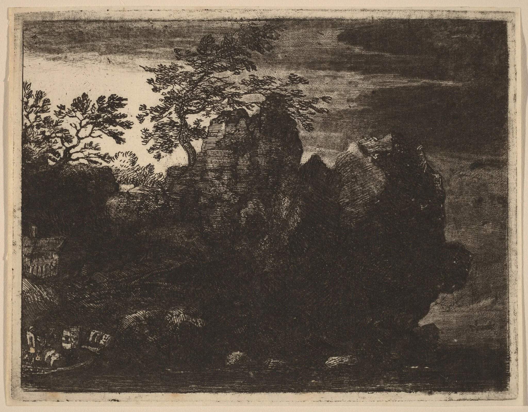 Large Rock at the River