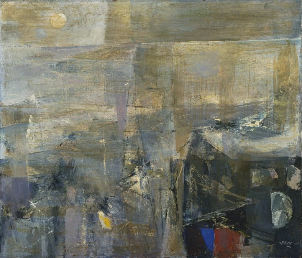 Untitled, by Reuben Tam, oil, 1949
