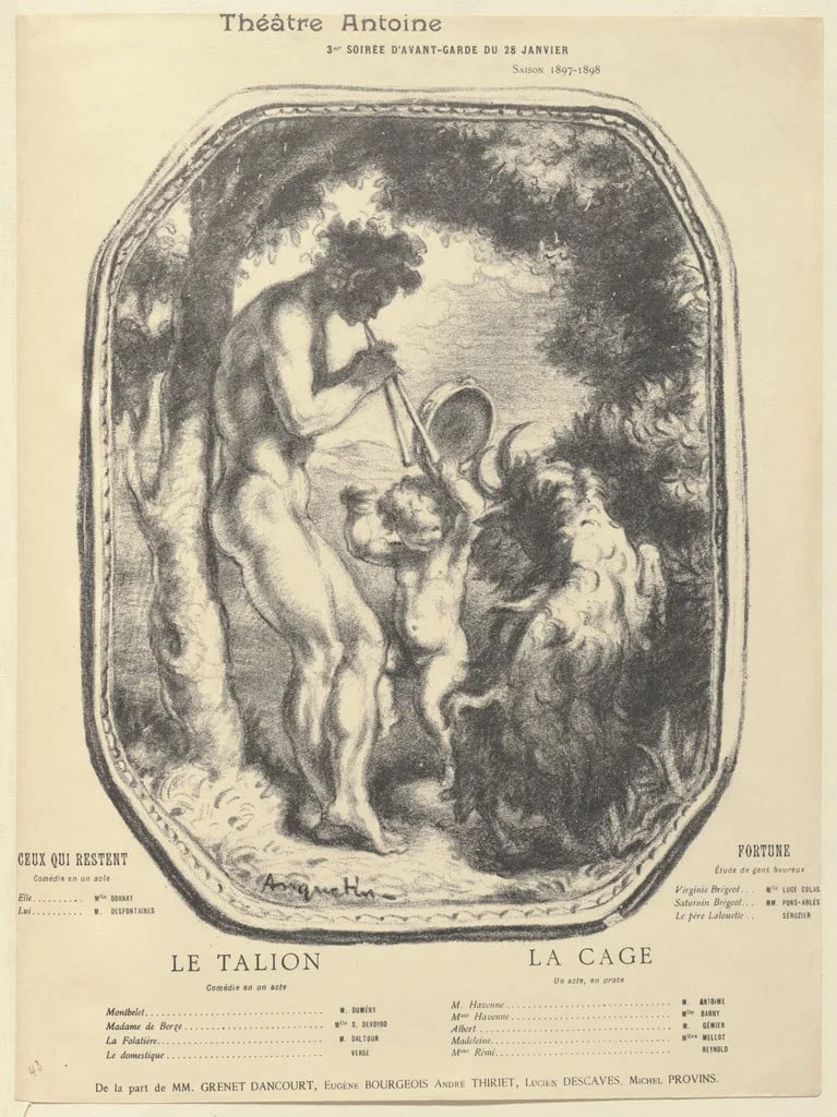 Untitled, by Louis Anquetin, ink, 1898