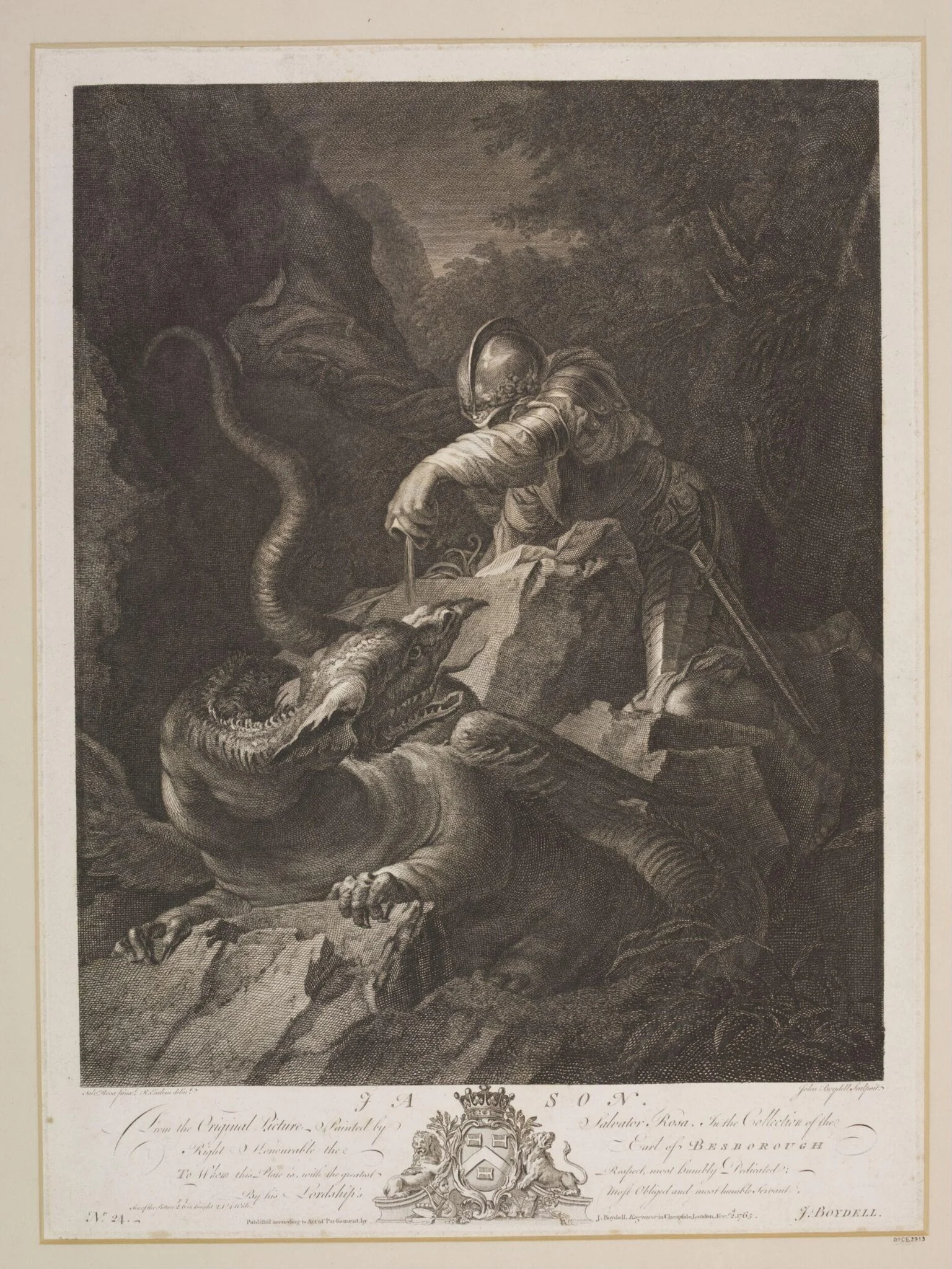 Jason, by John Boydell, 1740