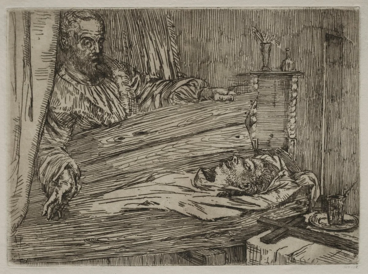 Bérénice, by Alphonse Legros, 1861
