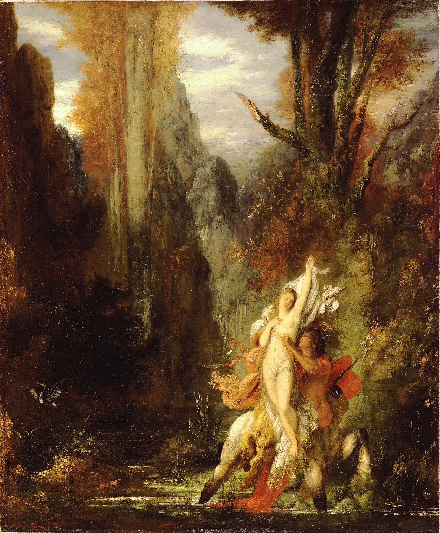 Dejanira (Autumn), by Gustave Moreau, oil, 1872