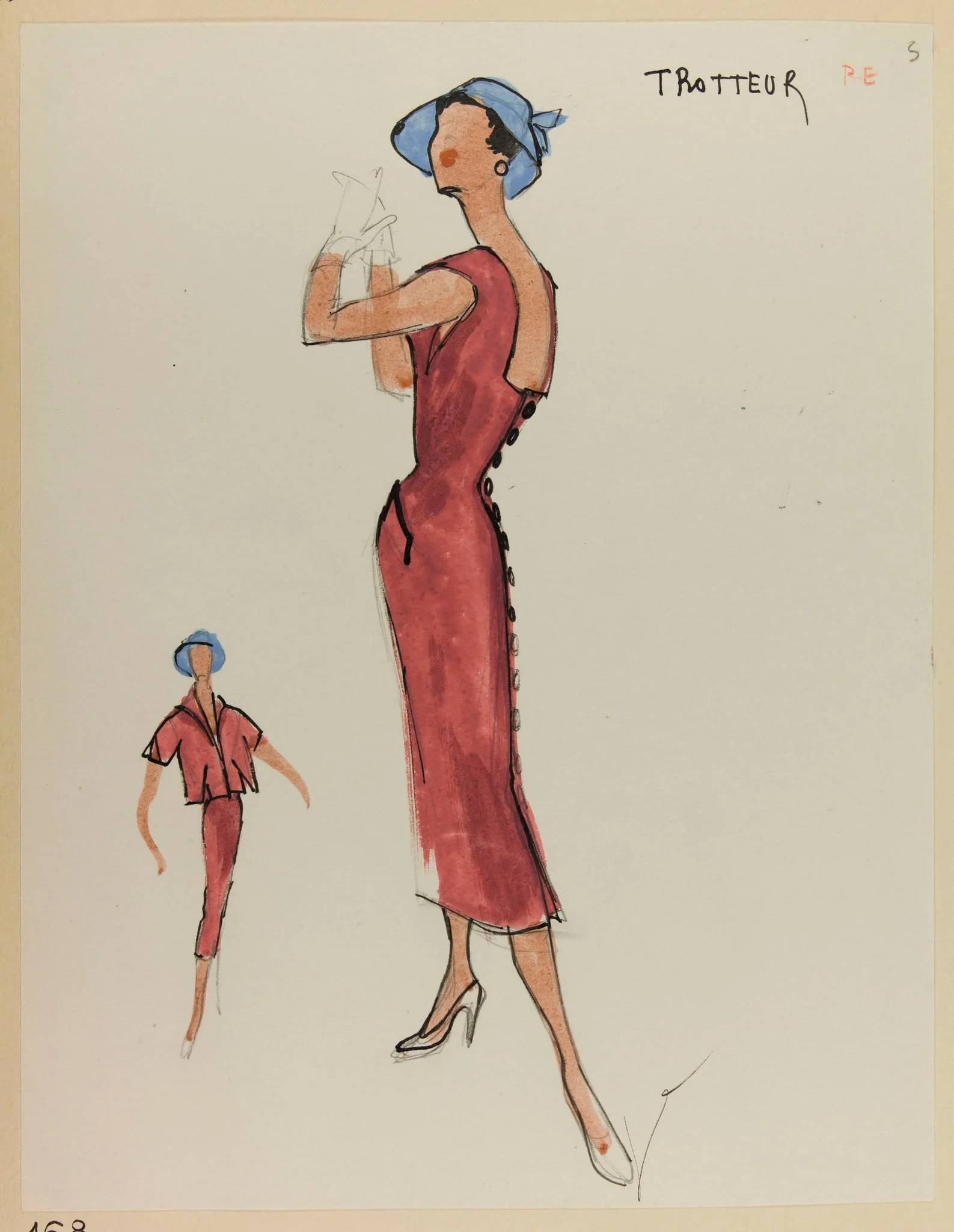 Trotteur, by Marie-Louise Carven, 1953