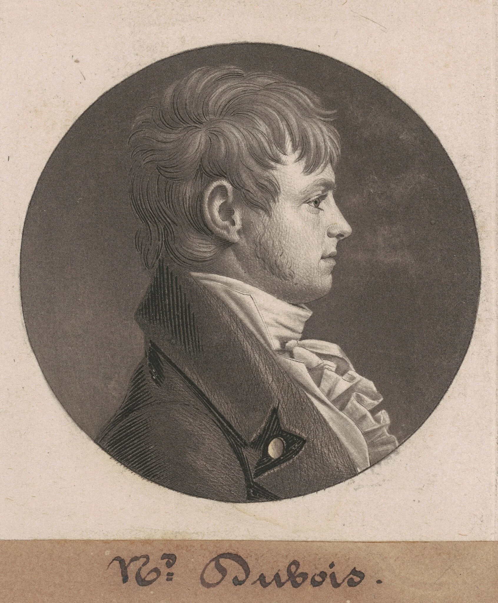 Nicholas DuBois, by Charles Balthazar Julien Févret de Saint-Mémin, ink, 1804