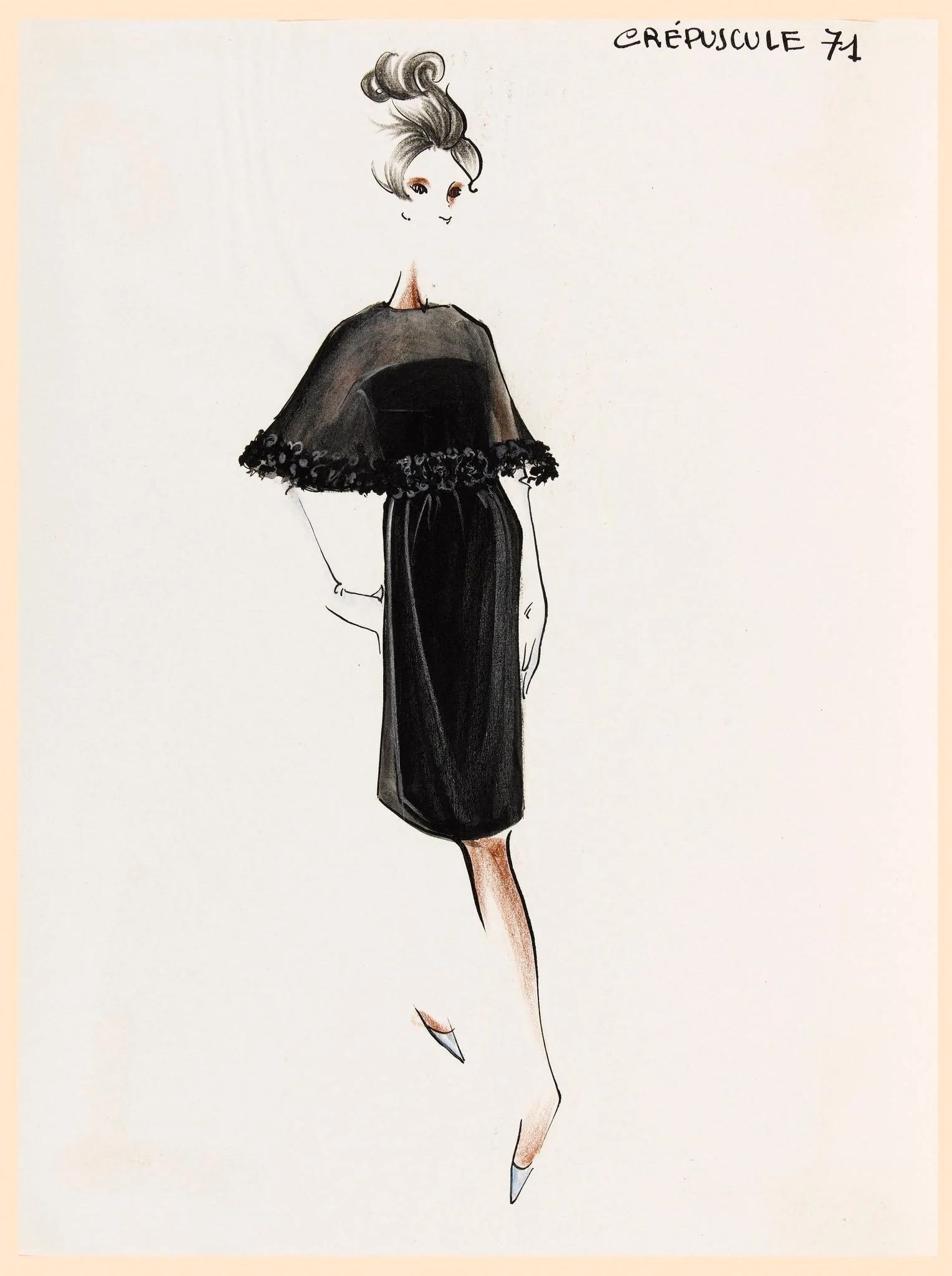 Crépuscule, by Carven, 1962