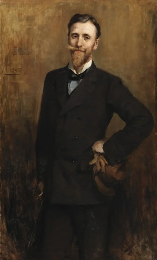 Portrait of T.P. Gill, Journalist, Secretary, Department of Agriculture and Technical Instruction