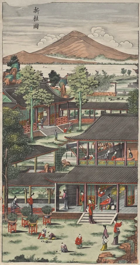 Gathering Osmanthus, by Unknown, 1766