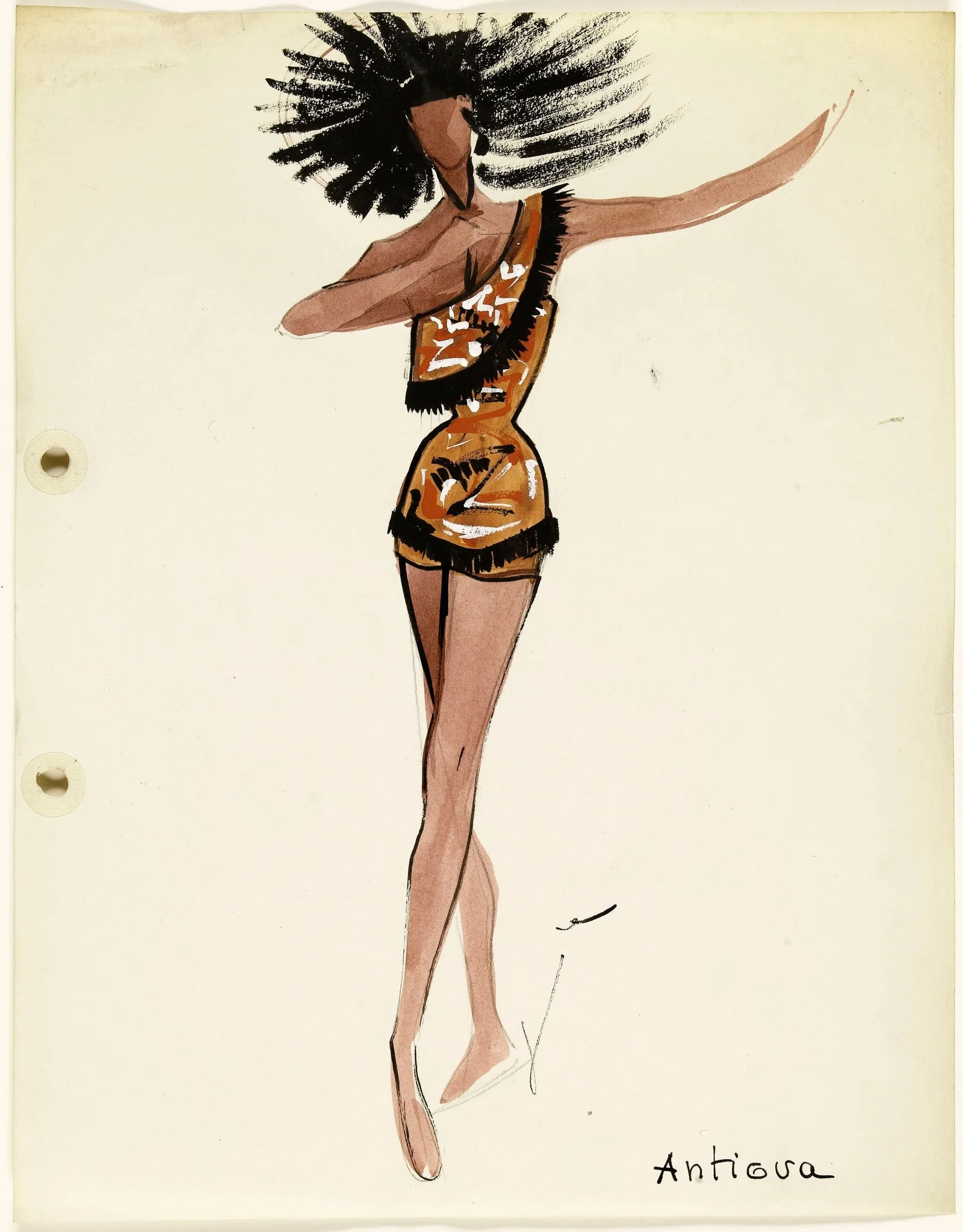 'Antiova', by Marie-Louise Carven, 1951