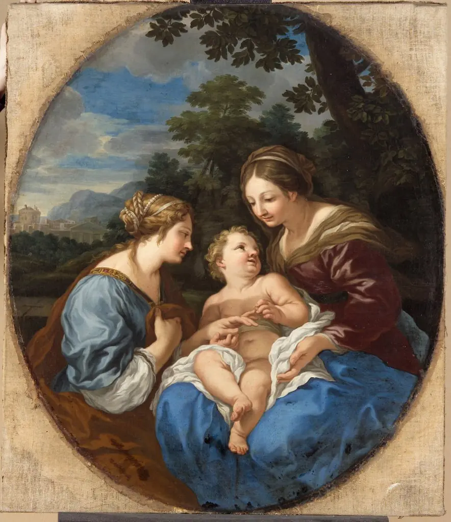 Mystic marriage of Saint Catherine of Alexandria