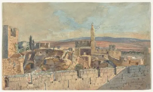 View of the Old City of Jerusalem
