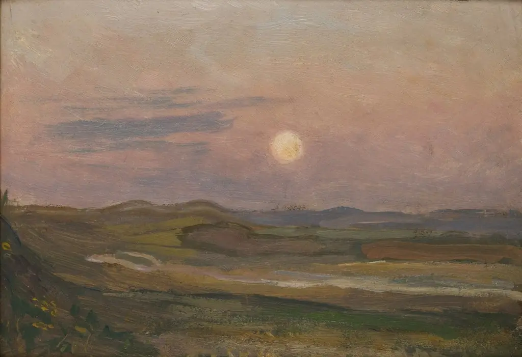 Moonrise over Krzemionki