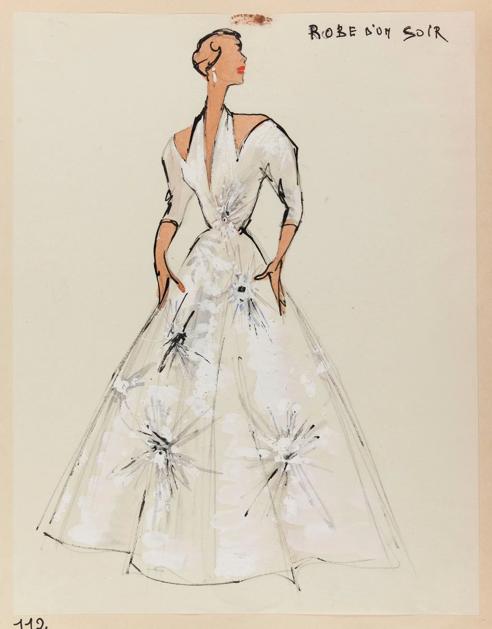 Robe d'un soir, by Carven, 1952