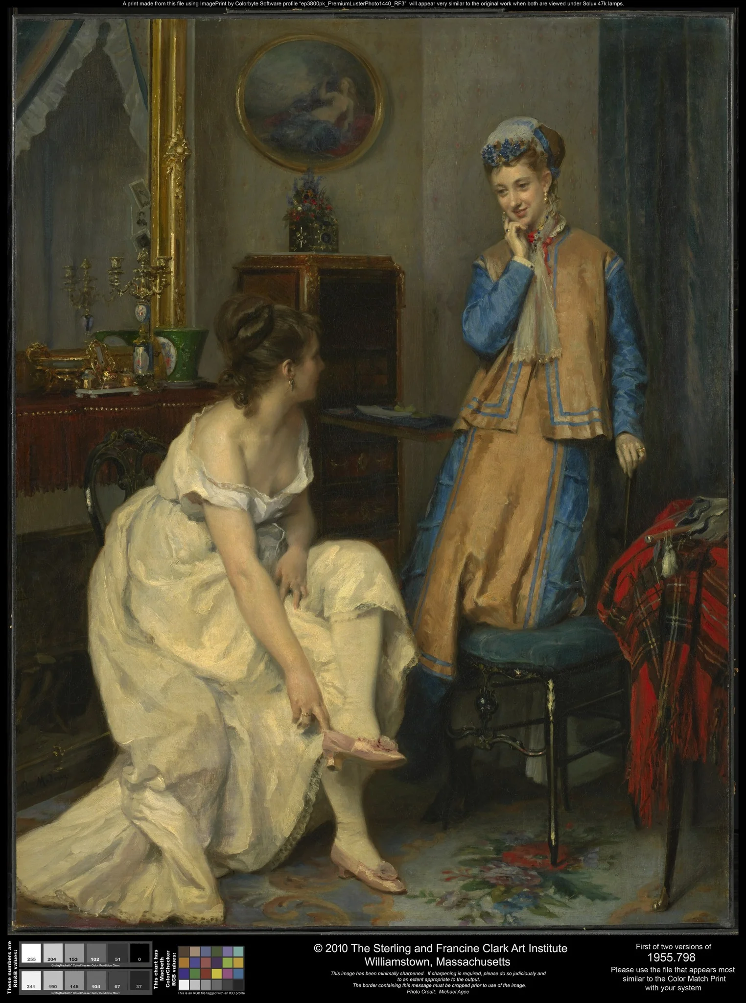 Confidences, by Raimundo de Madrazo y Garreta, oil, 1870