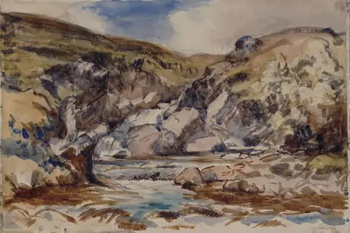 Rocky Landscape with River