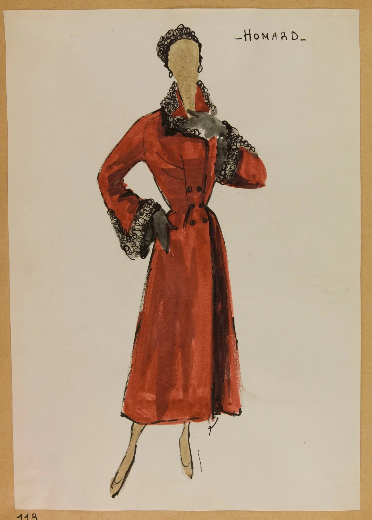 Homard, by Carven, 1952