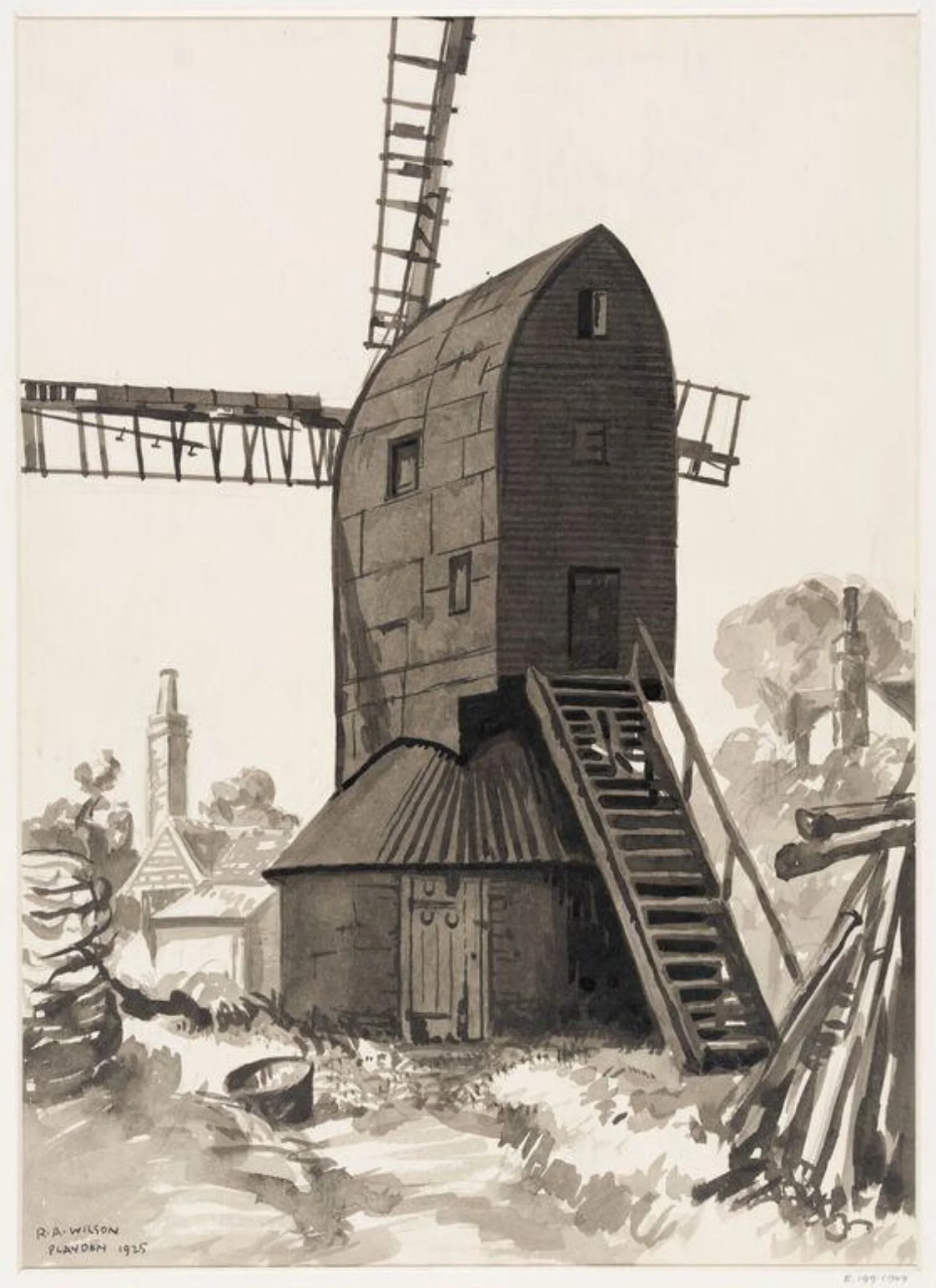 Playden Mill, Sussex, by Robert Arthur Wilson, 1925