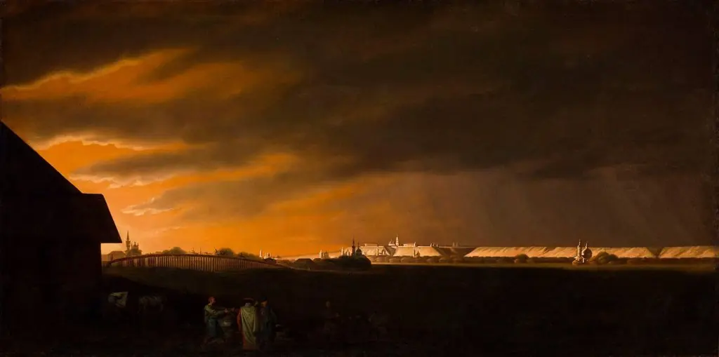 Sunset over Tobolsk.