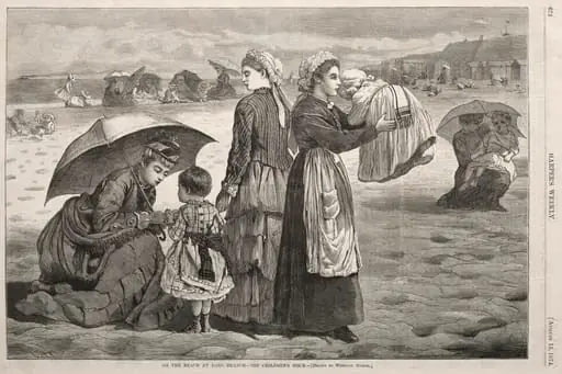 On the Beach at Long Branch - The Children's Hour