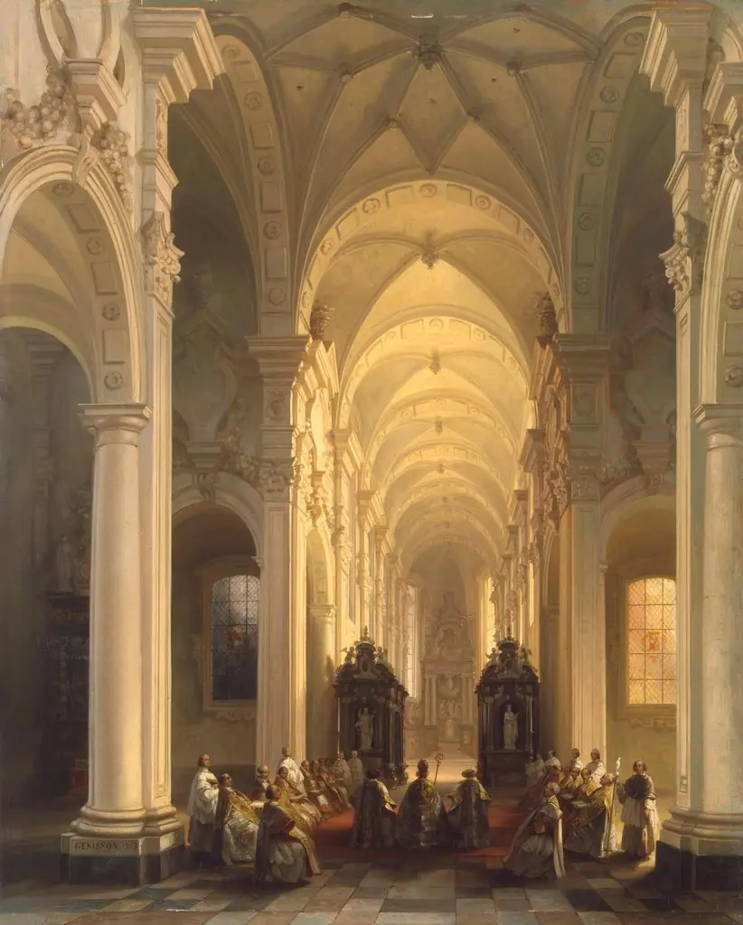 Interior of a Church in Averbode
