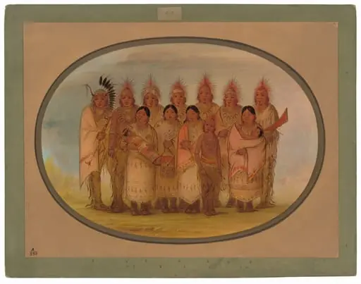 Iowa Indians Who Visited London and Paris