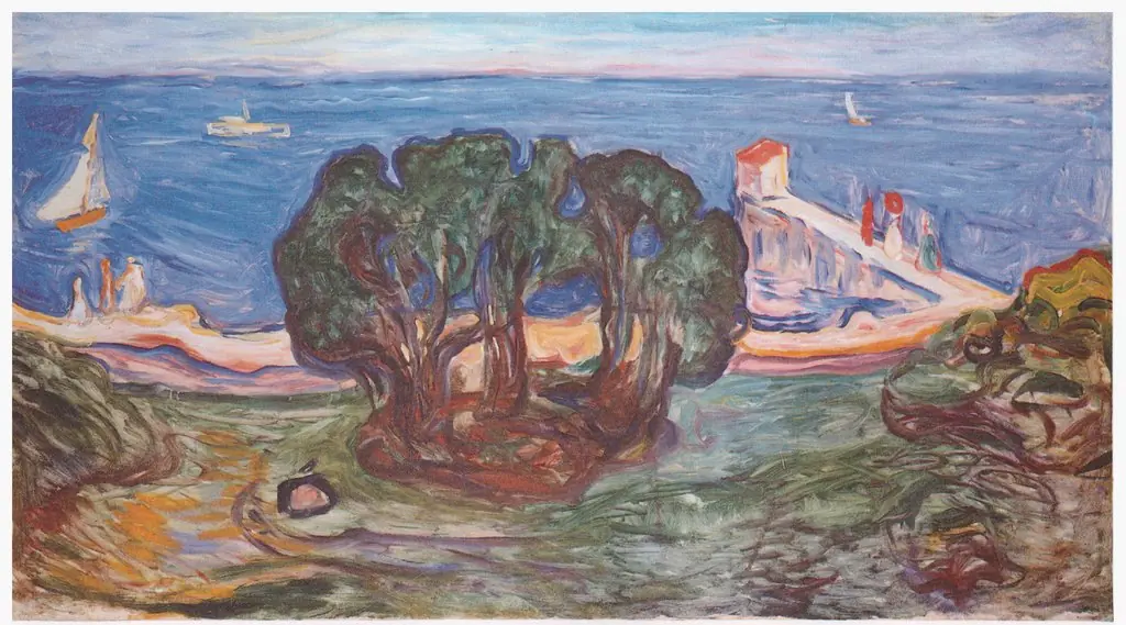 Trees by the Beach (The Linde Frieze)