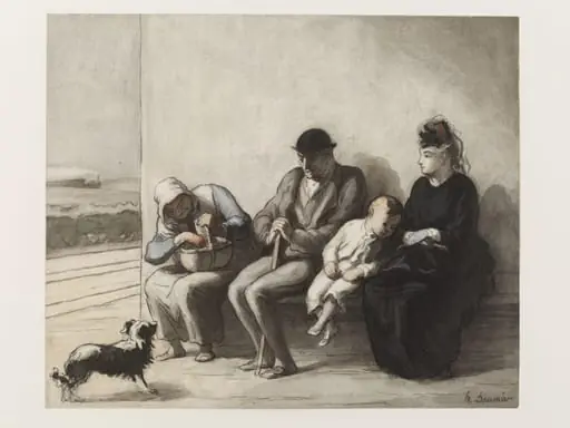 L’attente à la gare