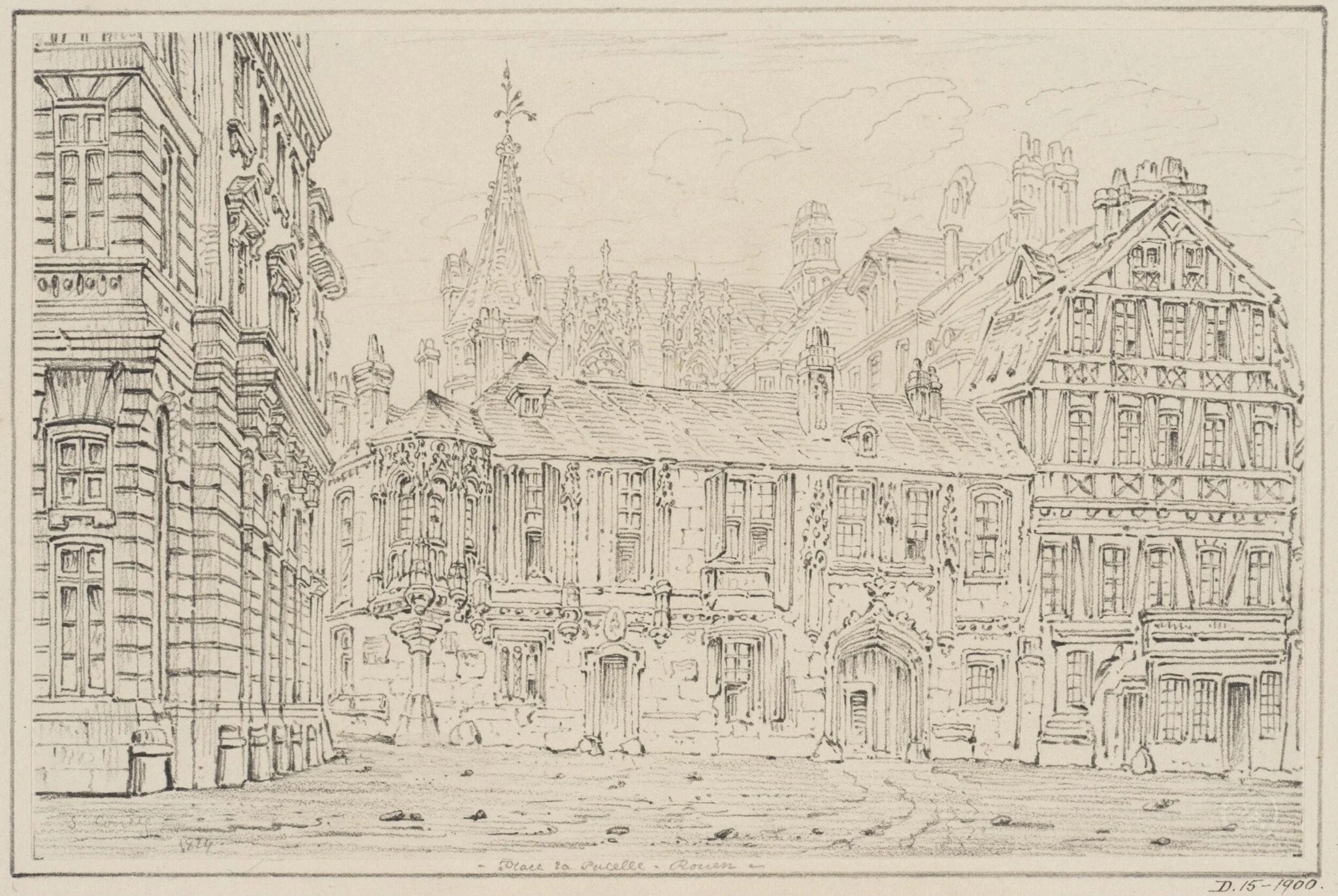 Place de la Pucelle in Rouen