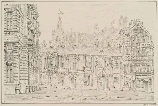 Place de la Pucelle in Rouen
