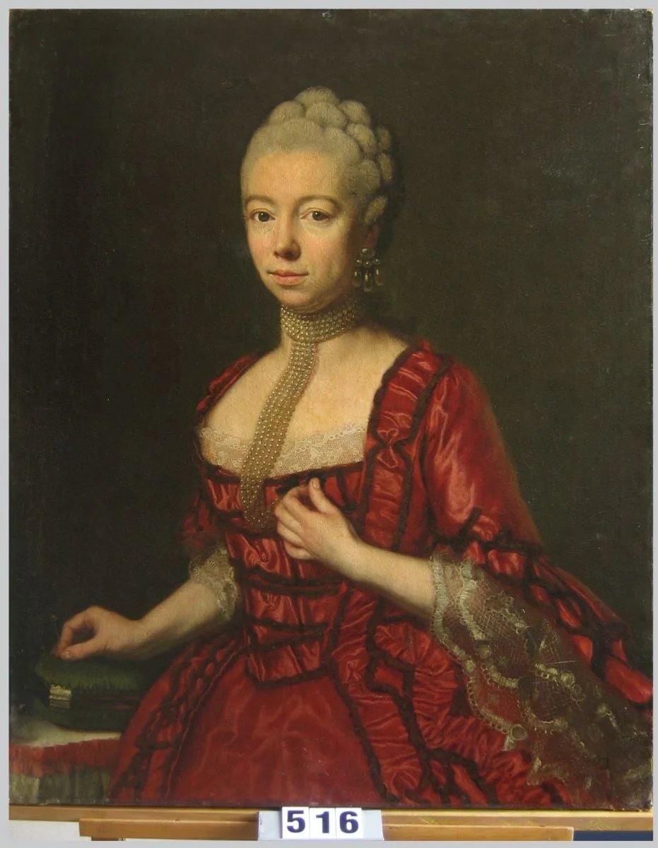 Baroana Sophia Katharina von Brukenthal născută von Klocknern. Pandant: Baronul Samuel von Brukenthal., by Unknown, 1850