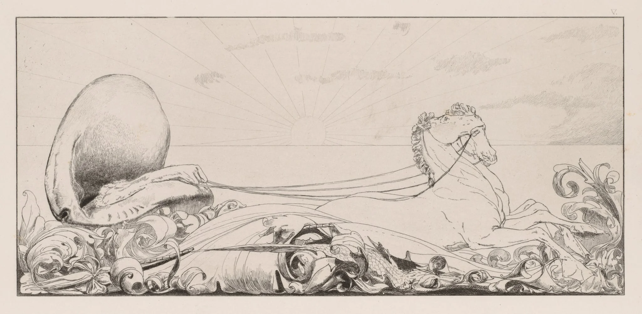 A Glove:  Triumph, by Max Klinger, 1880