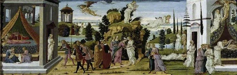 The Story of Cupid and Psyche, by Jacopo da Sellaio, unspecified, 1477
