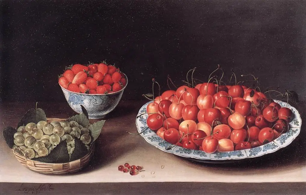Still Life with Cherries, Strawberries and Gooseberries