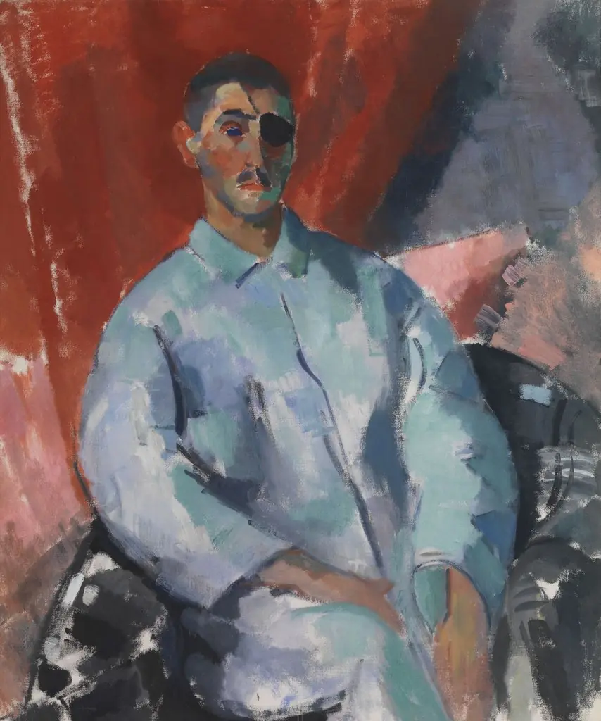Self-Portrait in a Black Eyepatch