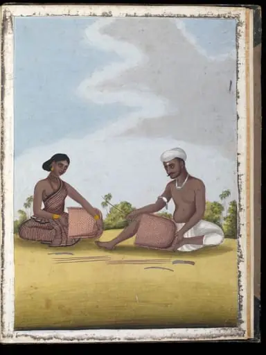 A basket-maker and his wife