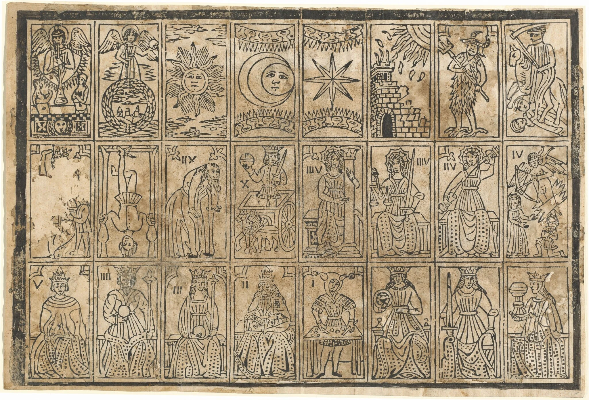 Playing Cards, by Italian 15th Century, ink, 1401