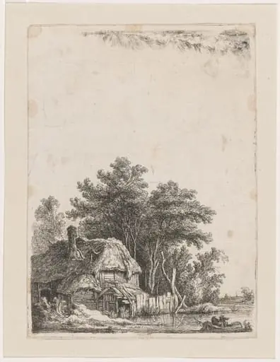 Landscape with Cottage on the Water