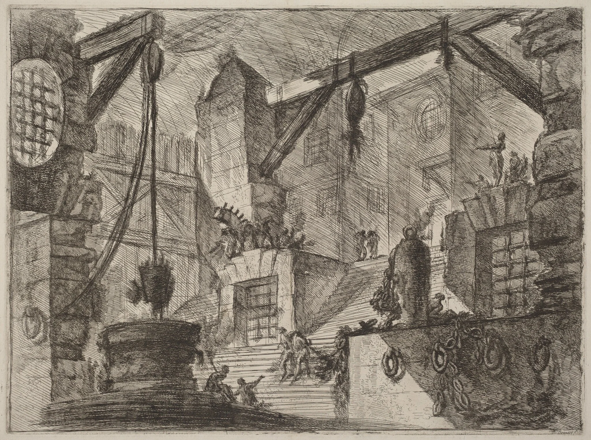 The Well, by Giovanni Battista Piranesi, ink, 1754