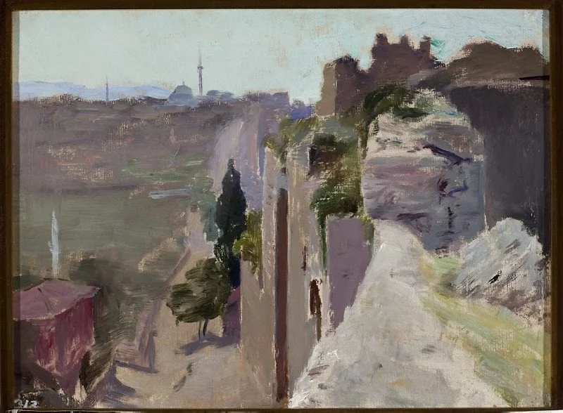Justinian's wall. From the journey to Constantinople