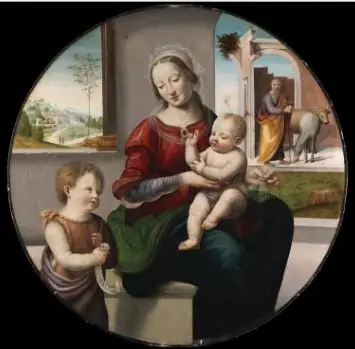 The Holy Family with Saint John the Baptist